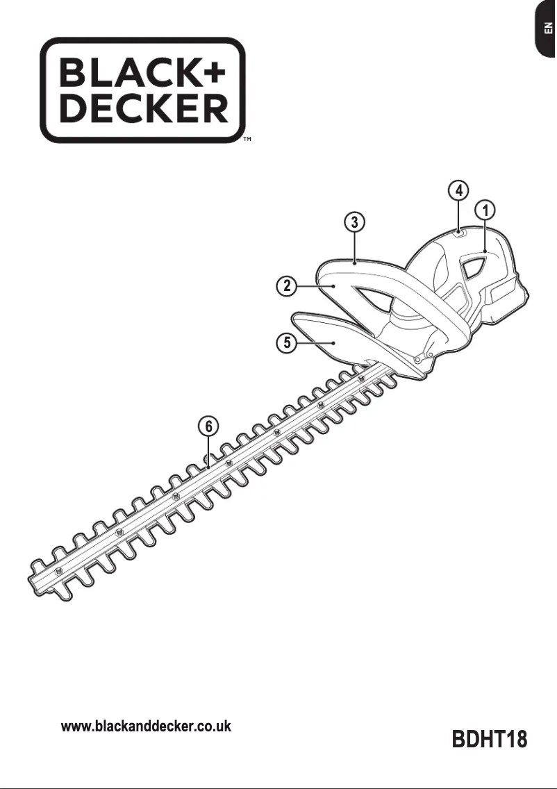 First page image of the manual for BDHT18