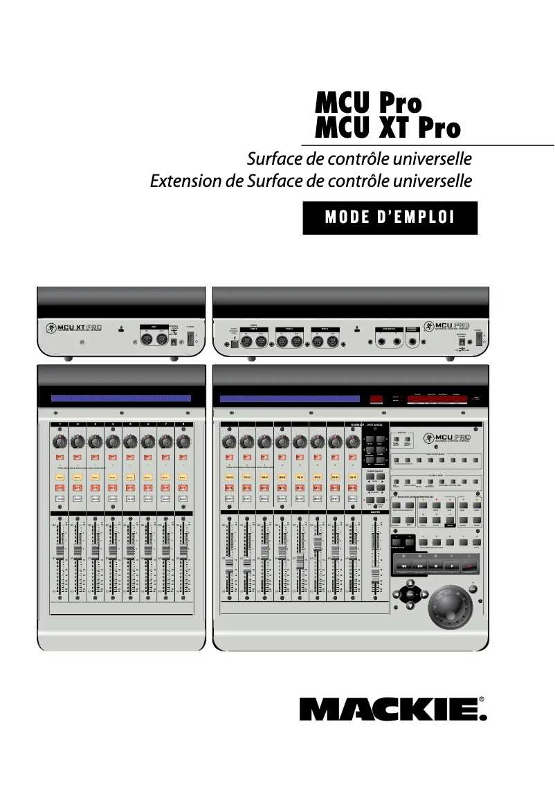 First page image of the manual for MCU Pro