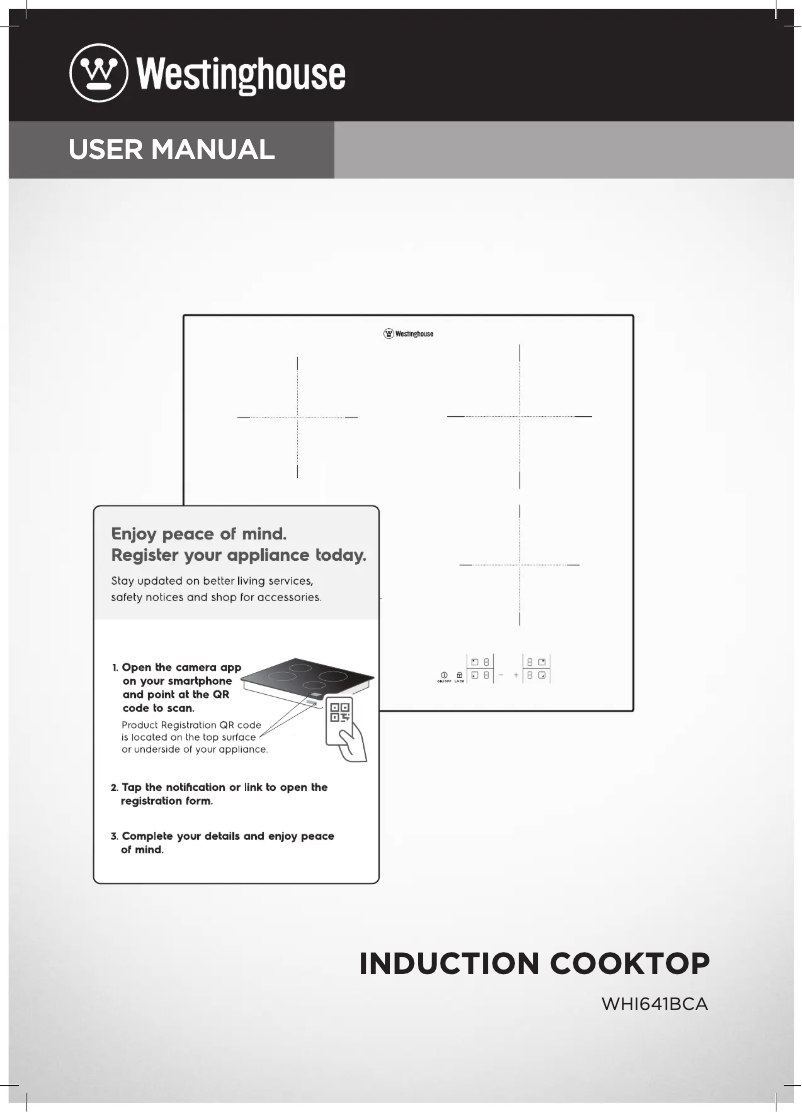 Page 1 of the manual User Manual Westinghouse WHI641BCA
