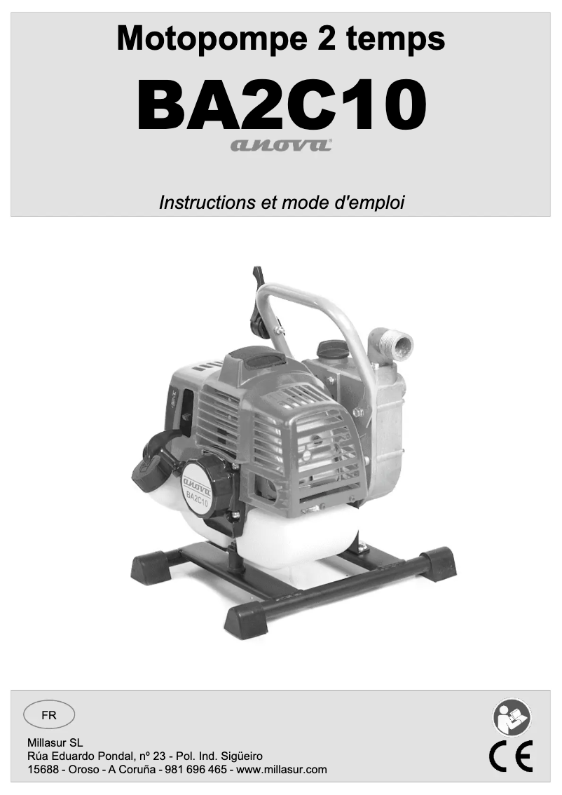 First page image of the manual for BA2C10