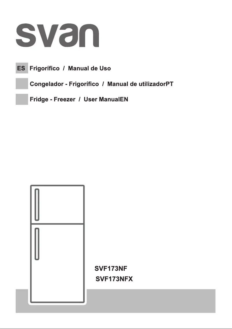 First page image of the manual for SVF173NF
