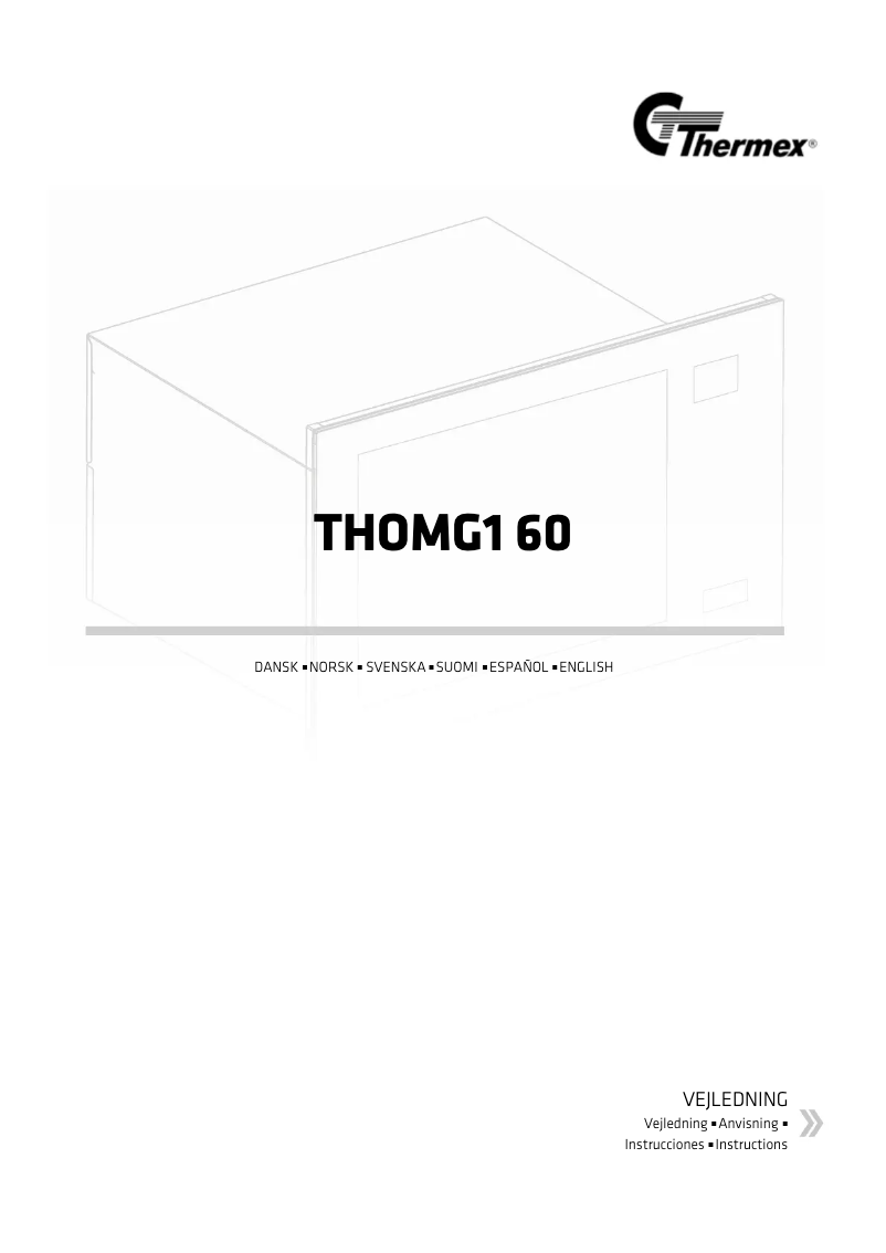 Page 1 of the manual User Manual Thermex THOMG1