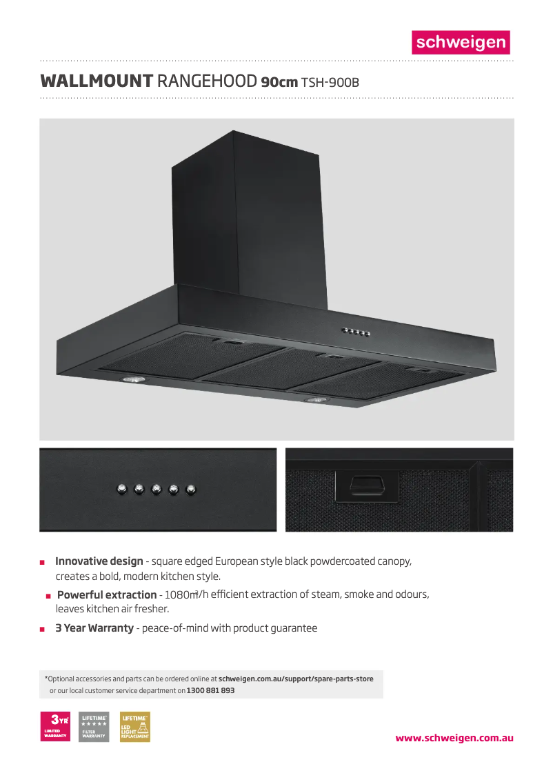 First page image of the manual for TSH-900B