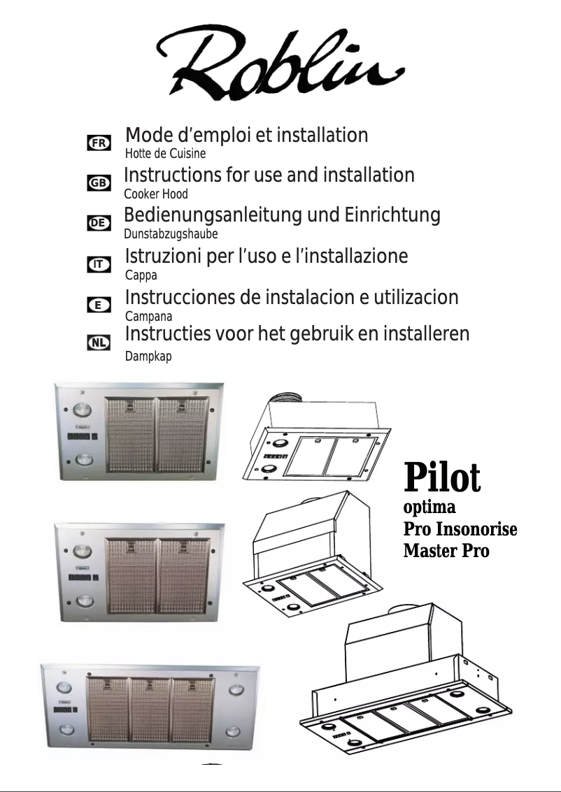 First page image of the manual for Groupe Pilot Master/2