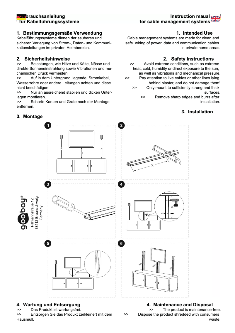 Page 1 of the manual User Manual Wentronic 90668