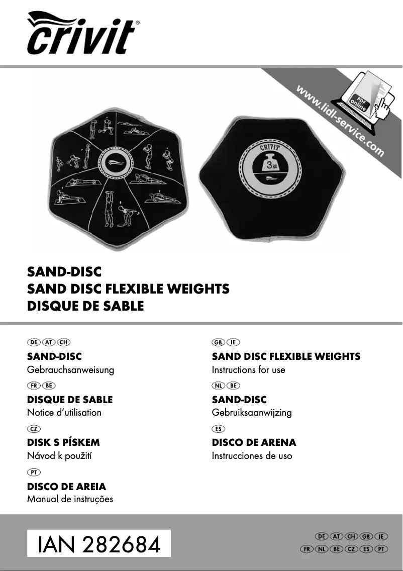 Page 1 of the manual User Manual Crivit IAN 282684