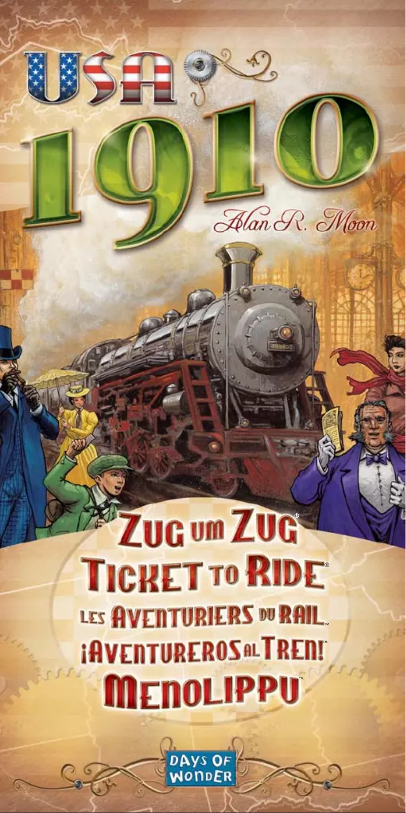 Page 1 de la notice Manuel utilisateur Days of Wonder Zug um Zug