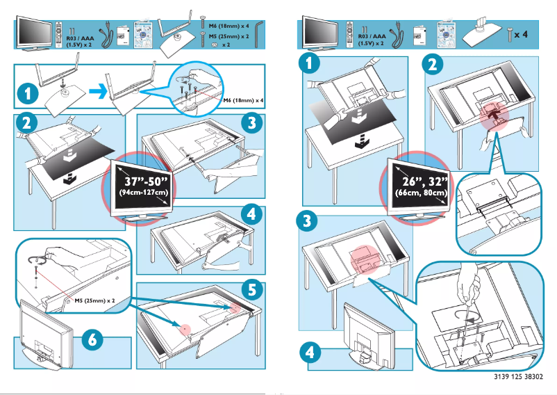 First page image of the manual for 47PFL5522D