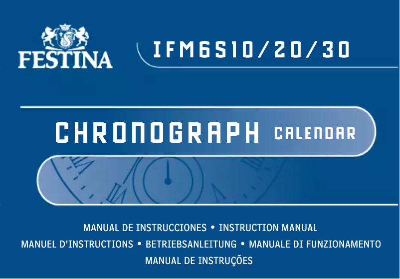 First page image of the manual for Chronograph F16659