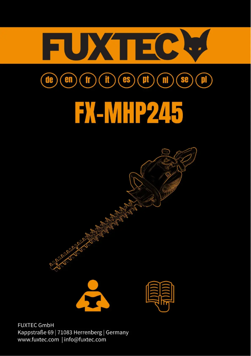 First page image of the manual for FX-MHP245