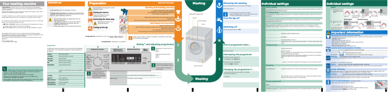 Page 1 of the manual User Manual Siemens WM12Q46XME