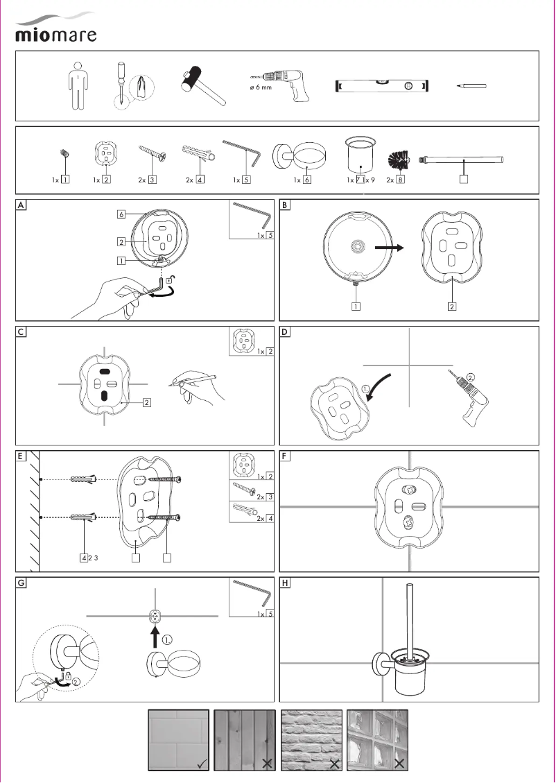 First page image of the manual for HG00602B