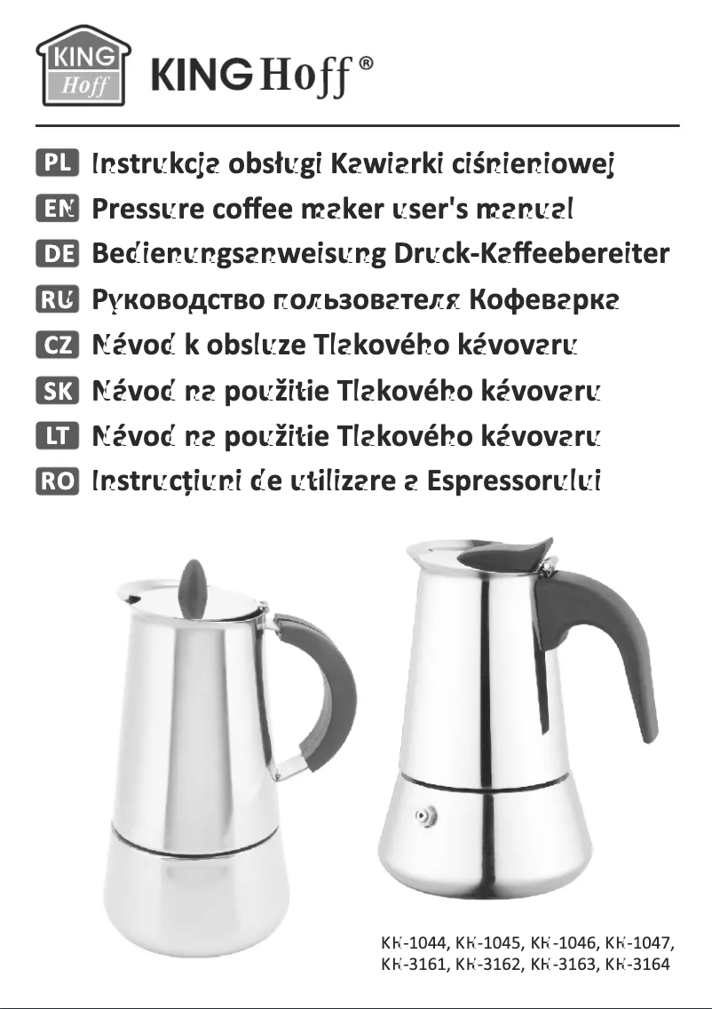 Page 1 of the manual User Manual KING Hoff KH-1044