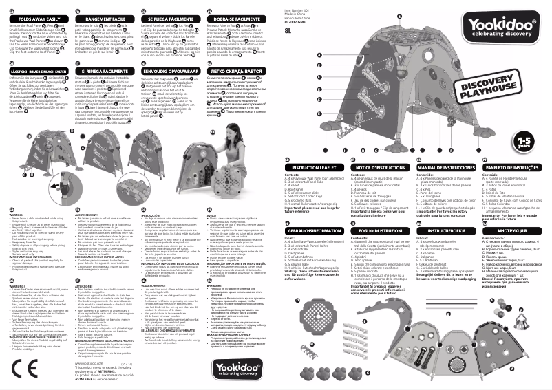 Page 1 of the manual User Manual Yookidoo Discovery