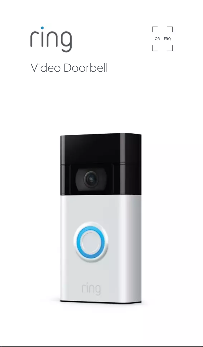 Page 1 of the manual User Manual Ring Video Doorbell