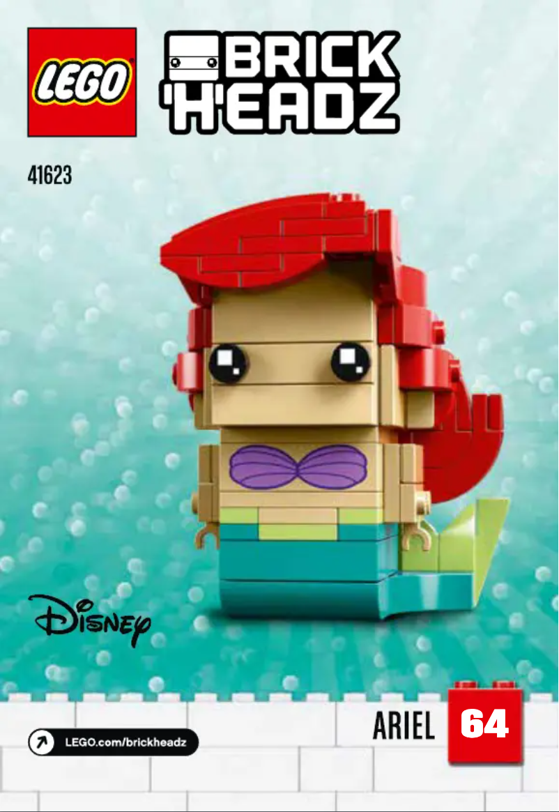 First page image of the manual for Brickheadz 41623