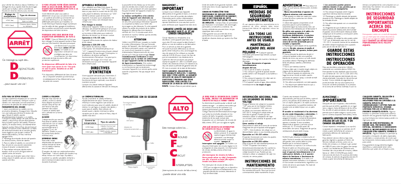 Page 1 of the manual User Manual Conair TravelSmart TS263XR