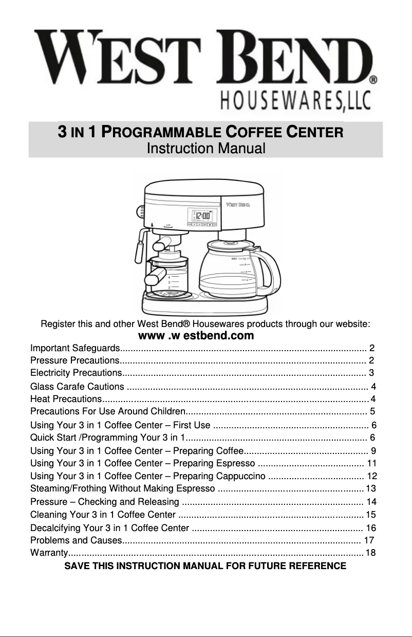 First page image of the manual for 55120