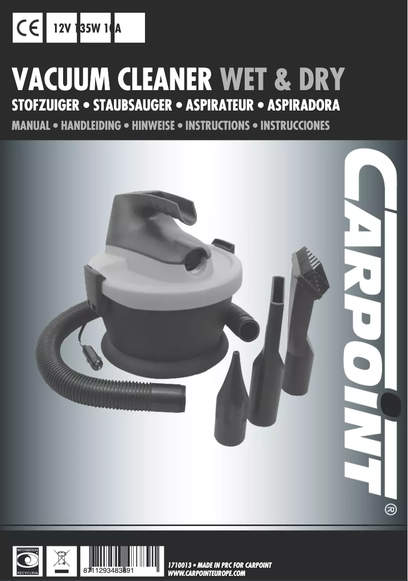 First page image of the manual for 1710013