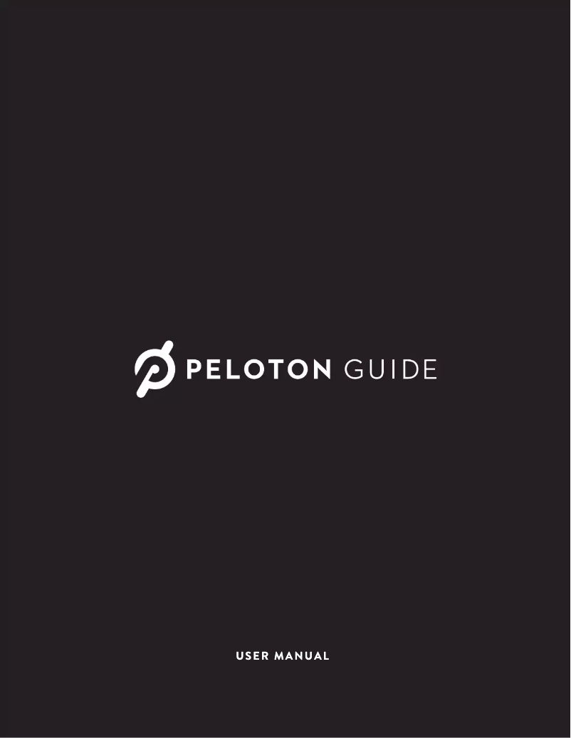 First page image of the manual for Guide