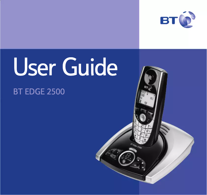 First page image of the manual for Edge 2500