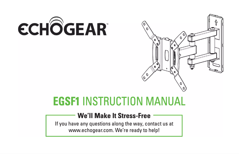 First page image of the manual for EGSF1
