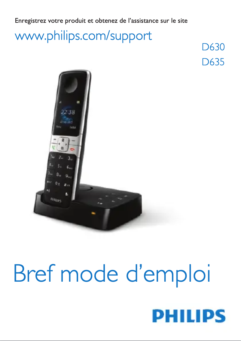 First page image of the manual for D6302B