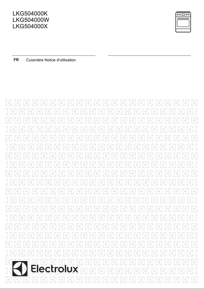 First page image of the manual for LKG504000X