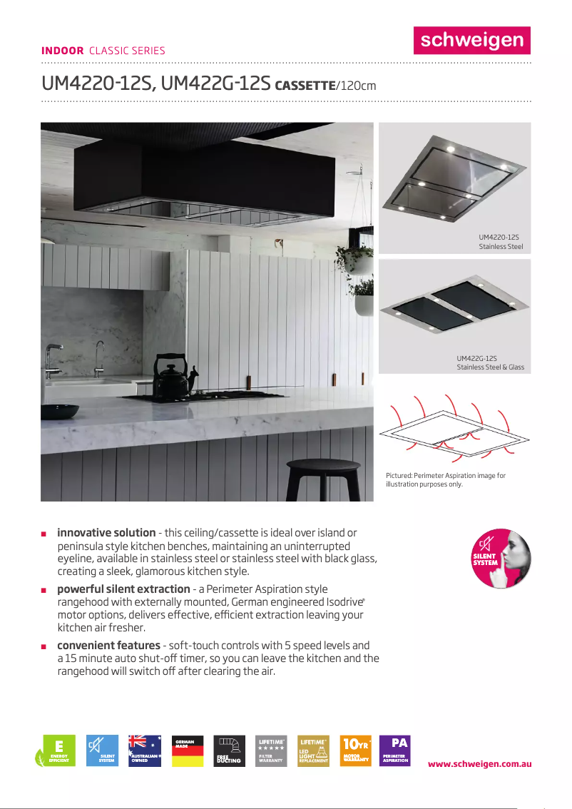 First page image of the manual for UM422G-12S