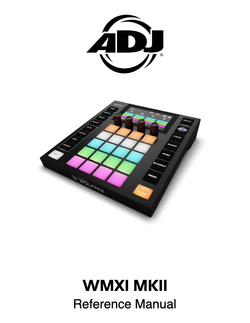 First page image of the manual for Wolfmix W1 MK2