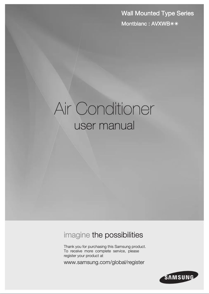 Page 1 of the manual User Manual Samsung MH026FBEA