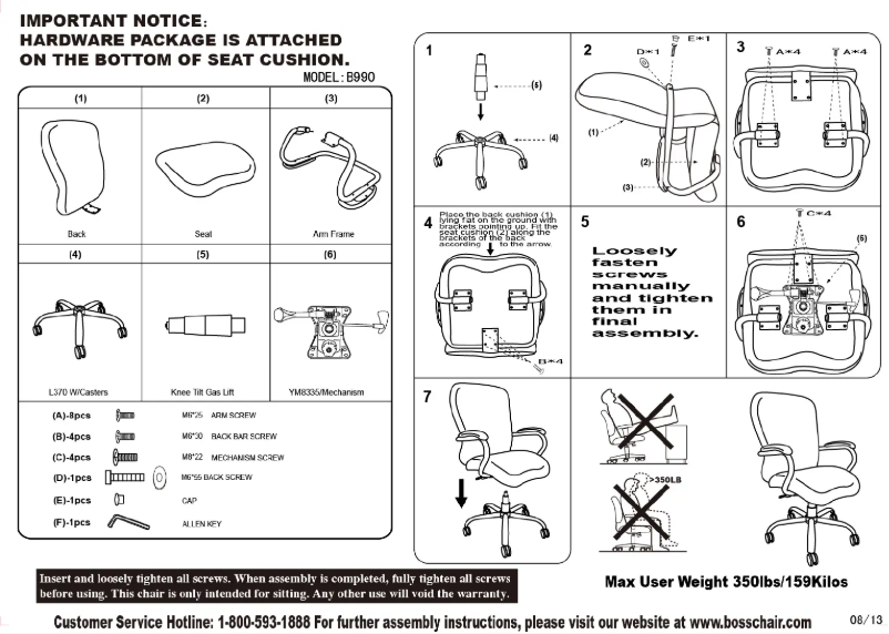 Page 1 of the manual User Manual Boss B990