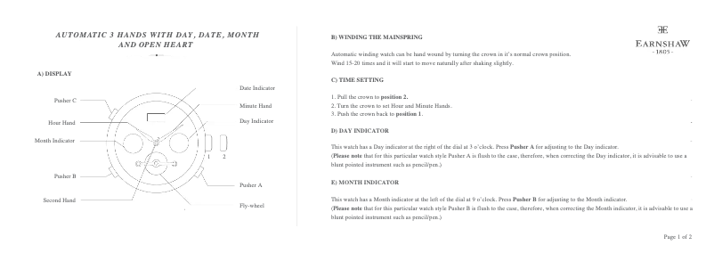 First page image of the manual for Beaufort ES-8083-04