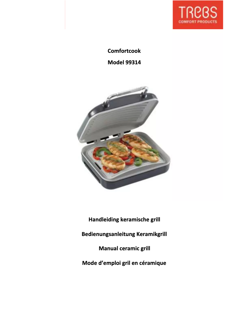 Page 1 of the manual User Manual Trebs Comfortcook 99314