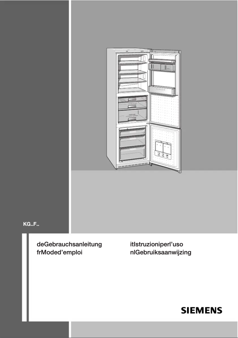 Page 1 of the manual User Manual Siemens KG 39FPY23