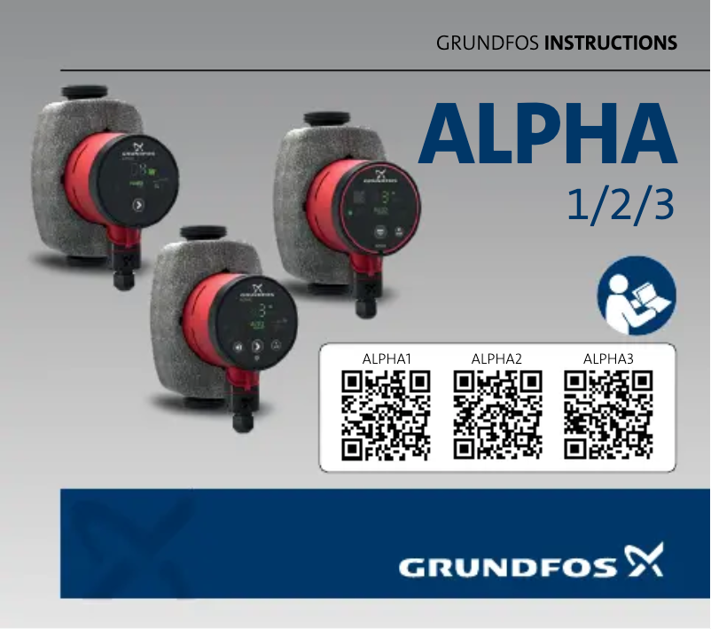 Page 1 of the manual User Manual Grundfos ALPHA2