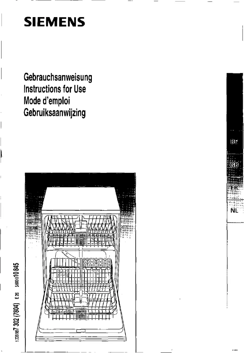 Page 1 of the manual User Manual Siemens SE59590
