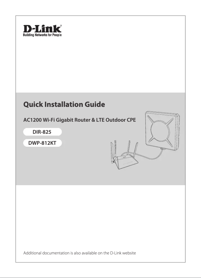 Page 1 of the manual User Manual D-Link DWP-812KT