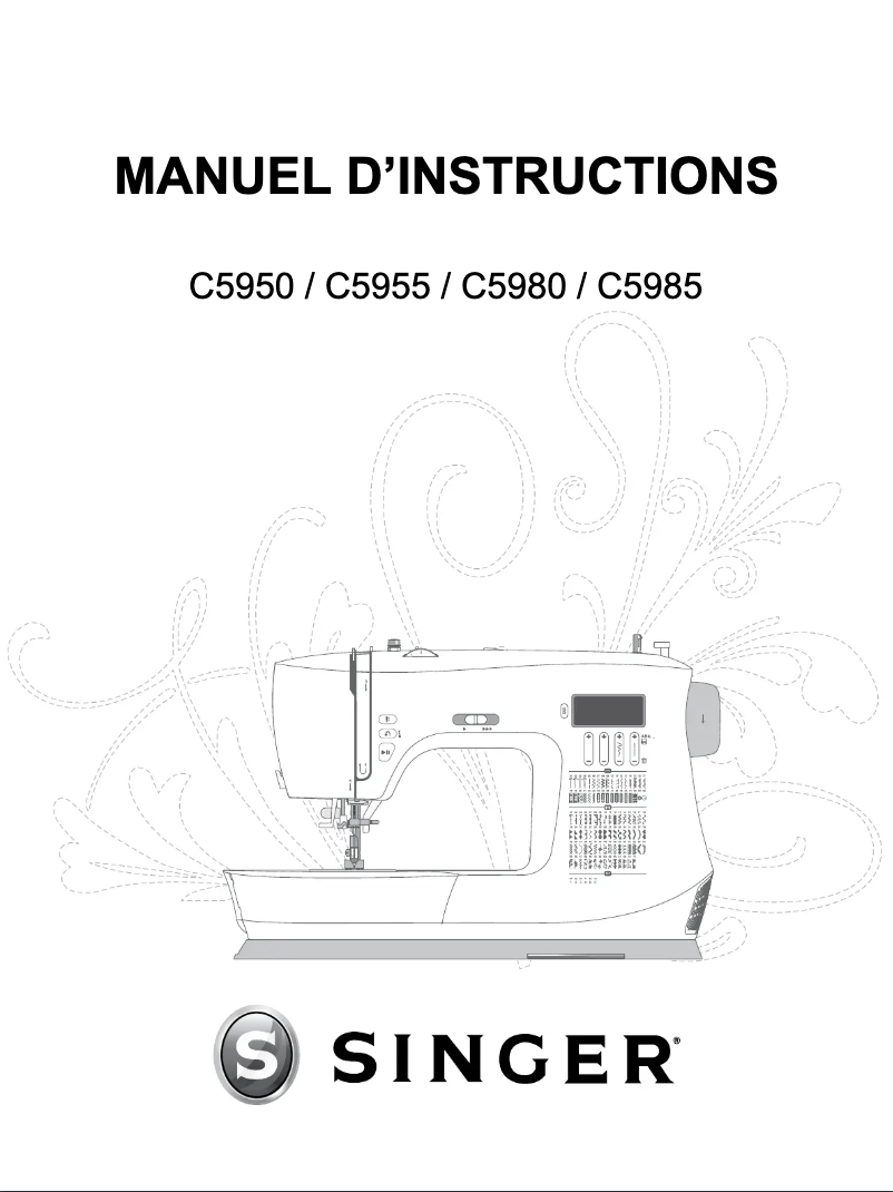 Page 1 of the manual User Manual Singer C5950