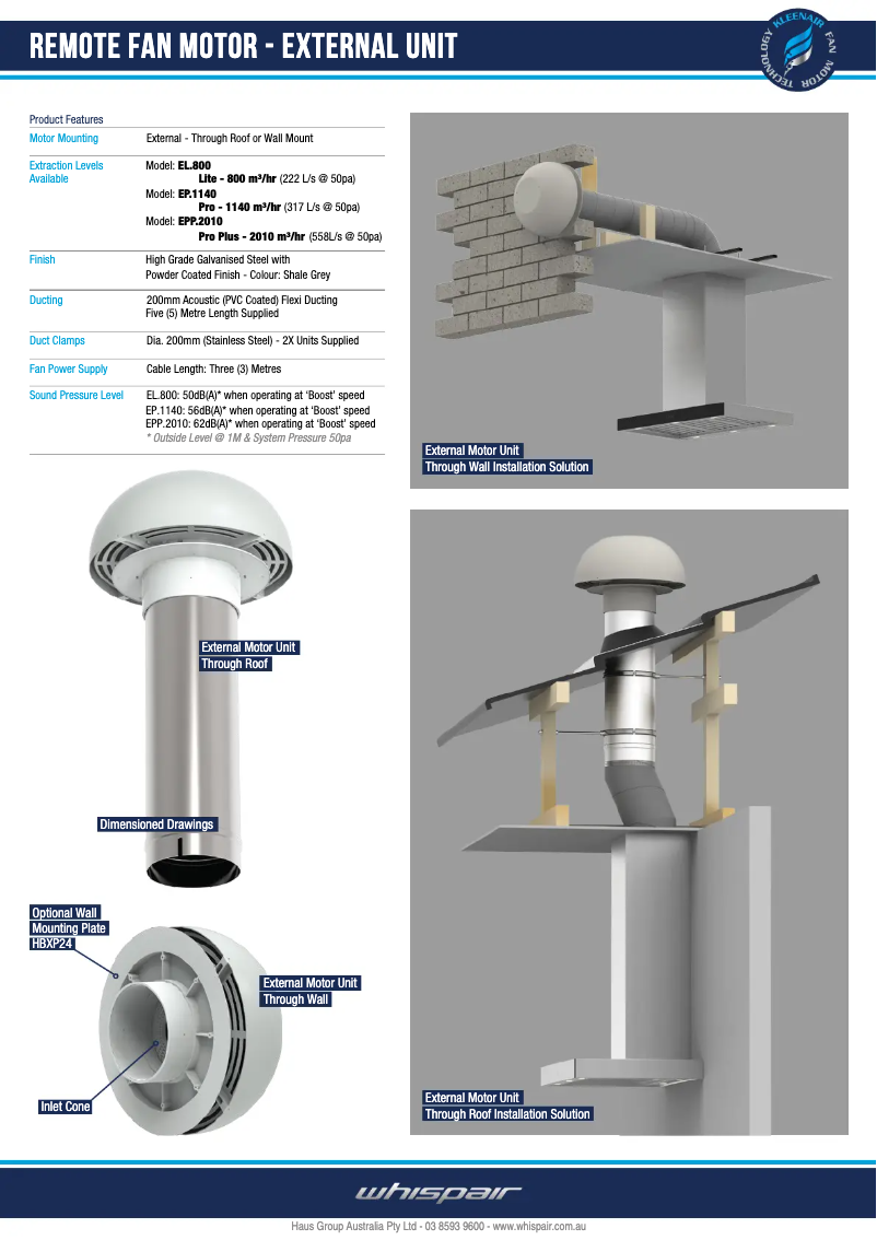 First page image of the manual for X7P04B5.EP