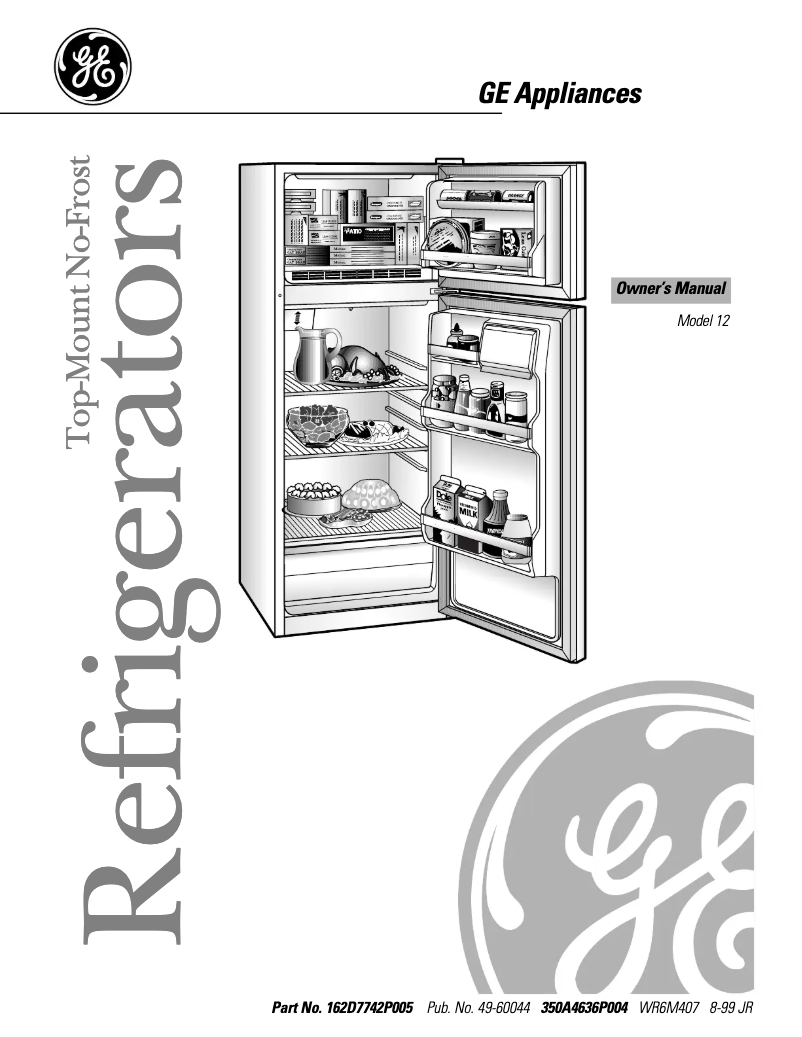 First page image of the manual for TBX12SAXLAD