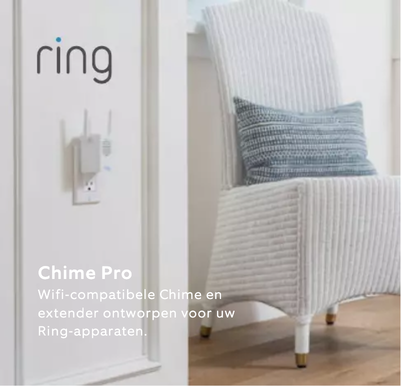 Page 1 of the manual User Manual Ring Chime Pro