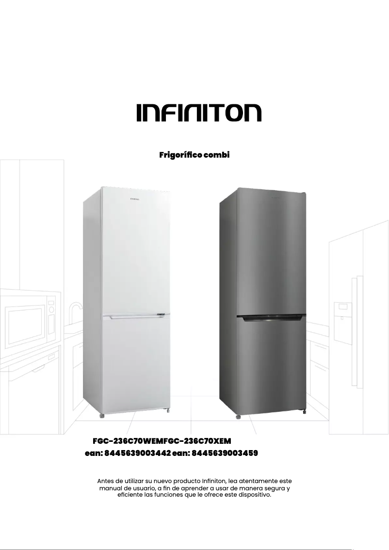 Page 1 of the manual User Manual Infiniton FGC-236C70WEM