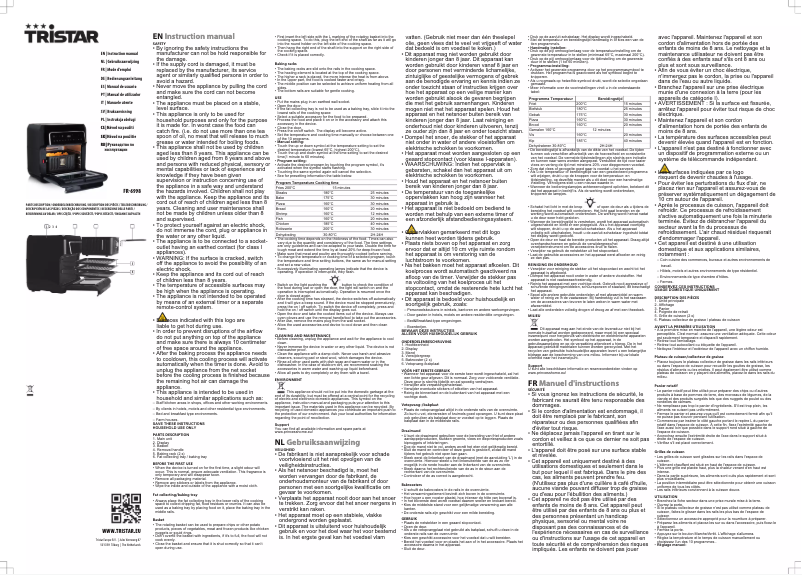 First page image of the manual for FR-6998