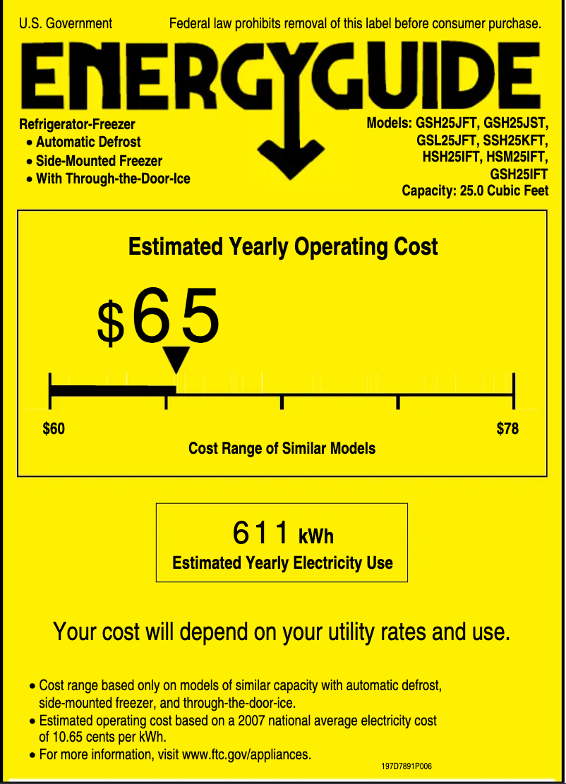 First page image of the manual for HSH25IFTCC