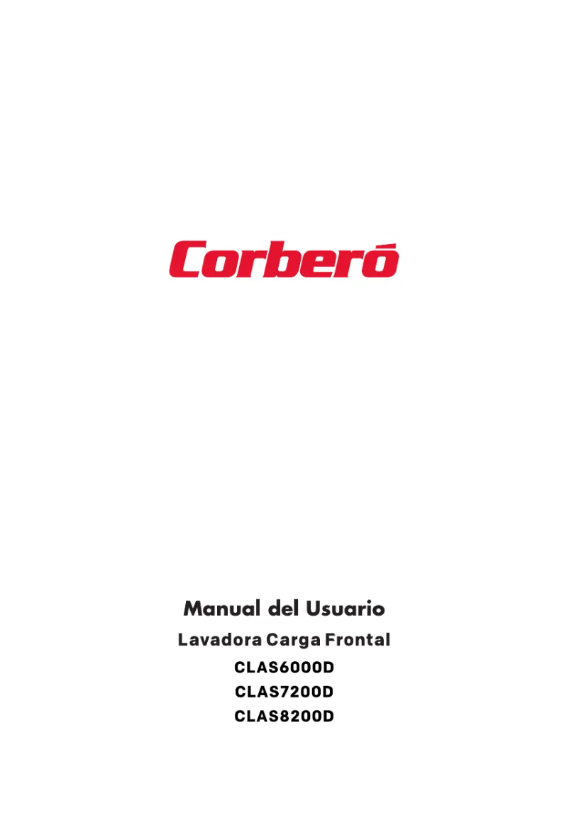 Page 1 of the manual User Manual Corbero CLAS7200D