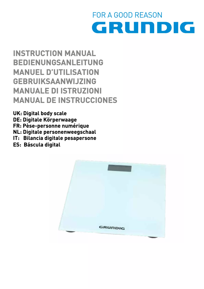 Page 1 of the manual User Manual Grundig 16412