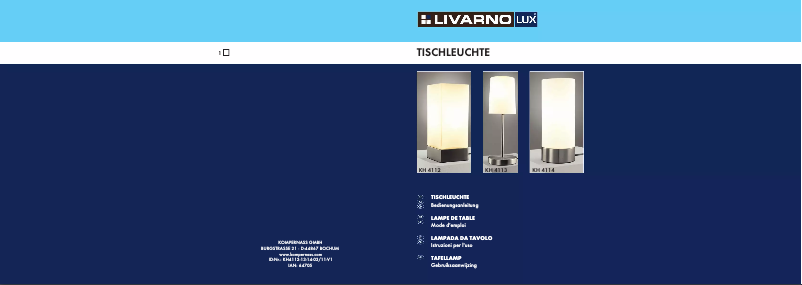 Page 1 of the manual User Manual Livarno Lux IAN 64705