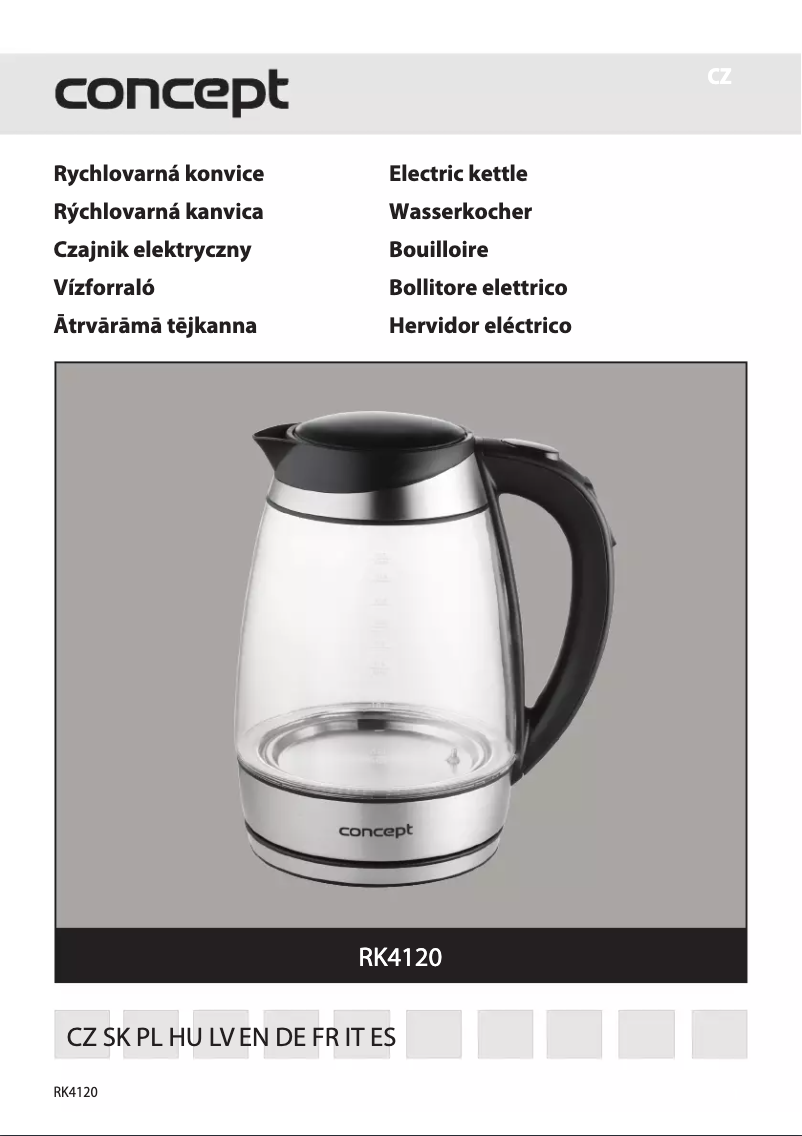 First page image of the manual for RK4120