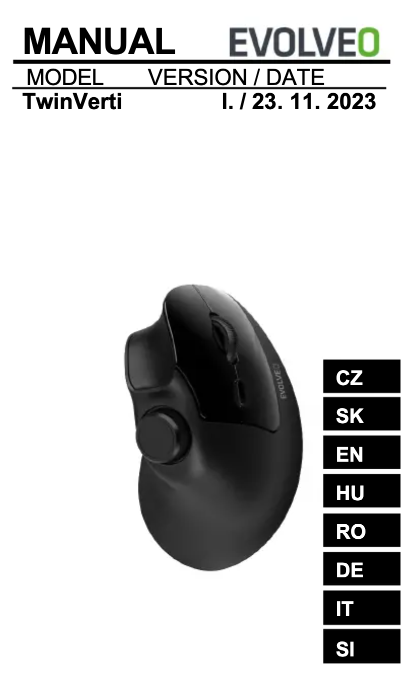 First page image of the manual for TwinVerti